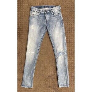Levis Jeans Womens 28x31 Blue Made & Crafted Willow Slim Denim Pants Light Wash